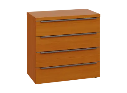 SIN 2 - 84Z kancelářská skříň, 4-zásuvková, 770x800x400, třešeň šumavská